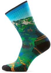 Smartwool Hike Targeted Cushion Mountain Lake Print Crew Socks Női túrazokni - capri - capri