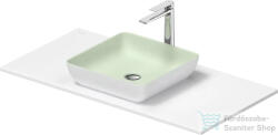 Duravit SIVIDA 40x40 mosdó+102 cm-es pult kombináció Sivida bútorhoz, matt halványzöld/matt szatén fehér 268008FG00 (268008FG00)