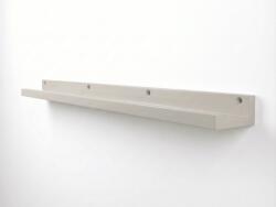  Krémszínű képtartó falipolc FOTOPLANK 120 cm