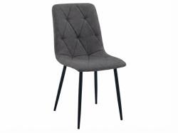  Sötétszürke LIBRA STONE GREY szék fekete lábakkal