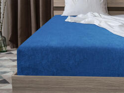  Frottír sötétkék lepedő EXCLUSIVE 200x220 cm