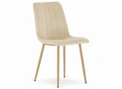  Krém bársony szék LAVA BUTTER CREAM