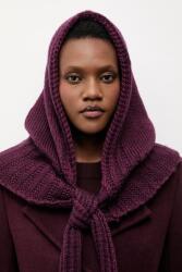 Answear. LAB gyapjú kapucni - burgundia Univerzális méret