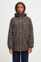 Fiorucci pamut kabát Nylon Banimalier Print Zip Up - barna XS