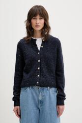 Abercrombie & Fitch gyapjú kardigán - sötétkék XXS