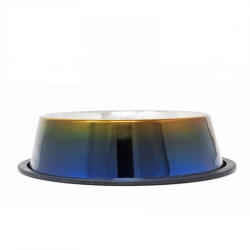 Raintech International Rozsdamentes etetőtál, szuper fényes színátmenettel, gumiperemes - felső 18, 0cm/alsó 25, 5cm, 0, 90l