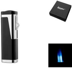 Eurojet Rio fekete színű 3x jet szivaröngyújtó kihajtható szivarfúróval (A-256000)