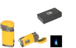 WinJet narancssárga 3-as szúrólángos szivaröngyújtó beépített 7 mm-es szivarfúróval és szivartartóval (A-310078)