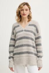 TWINSET pulóver gyapjúkeverékből - szürke XS - answear - 105 990 Ft