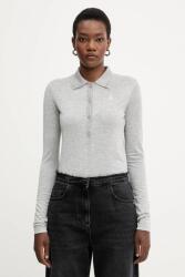 Patrizia Pepe t-shirt - szürke 40 - answear - 36 990 Ft