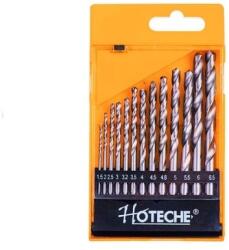 HOTECHE fúró készlet 13db-os 1, 5-6, 5mm fém HSS-G köszörült (501001)