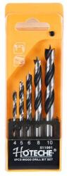 HOTECHE fúrókészlet fa 5 részes 4-10mm (511001)