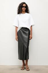 Answear. LAB bőr szoknya kivágással SORA Unscripted kollekció - fekete L