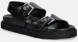 Jonak bőr szandál LAGO - fekete Női 39