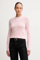 Lacoste gyapjú pulóver - rózsaszín 40