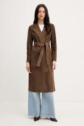 MARELLA velúr kabát OBLARE - barna 38