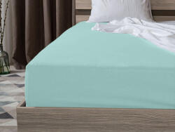  Cearsaf Jersey EXCLUSIVE cu elastic verde mentol deschis 180 x 200 cm