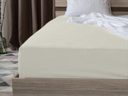  Cearsaf Jersey EXCLUSIVE cu elastic gri bej 160 x 200 cm