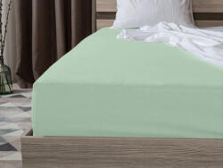  Cearsaf Jersey EXCLUSIVE cu elastic verde menta 200 x 220 cm