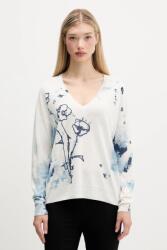 Desigual vászonkeverék pulóver HELSINKI - bézs S