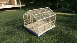 Gardj CASA - Wooden Polycarbonate Greenhouse 2.6 m Wide - 3 m