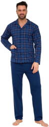 Cornette Pijama bărbătească cu nasturi CORNETTE 114/84 blugi: XXL (33290 XXL)