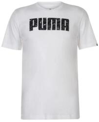 PUMA No1 Logo Tee Snr 91 férfi póló, fehér-fekete (2598526303500)