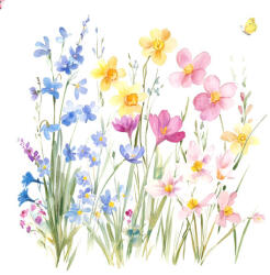  Ti-Flair Szalvéta 33x33 cm 3 Rétegű 20 Lap/Csomag Aiuola Di Primavera (AAE547)