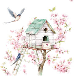  Ti-Flair Szalvéta 33x33 cm 3 Rétegű 20 Lap/Csomag Pajarera En Primavera (AAE543)