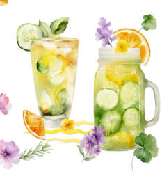  Ti-Flair Szalvéta 33x33 cm 3 Rétegű 20 Lap/Csomag Lemonade (AAE514)