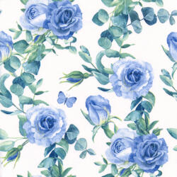  Ti-Flair Szalvéta 33x33 cm 3 Rétegű 20 Lap/Csomag Zarcillos De Rosa Blue (AAE507)