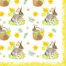  Ti-Flair Szalvéta 33x33 cm 3 Rétegű 20 Lap/Csomag Sweet Easter Mood (AAE542)