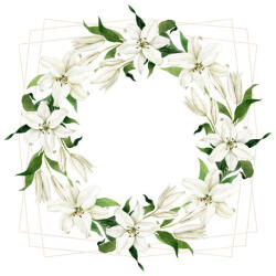  Ti-Flair Szalvéta 33x33 cm 3 Rétegű 20 Lap/Csomag Madonna Lily Wreath (AAE540)
