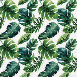  Ti-Flair Szalvéta 33x33 cm 3 Rétegű 20 Lap/Csomag Dense Jungle Leaves (AAE503)