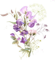  Ti-Flair Szalvéta 33x33 cm 3 Rétegű 20 Lap/Csomag Gentle Summer Bouquet (AAE526)