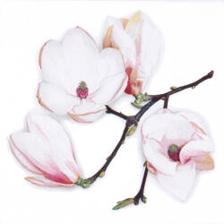  Ti-Flair Szalvéta 33x33 cm 3 Rétegű 20 Lap/Csomag White Magnolia White (AAC658)