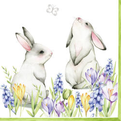  Ti-Flair Szalvéta 33x33 cm 3 Rétegű 20 Lap/Csomag Bunnies In Spring (ECDX0473)