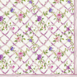  Ti-Flair Szalvéta 33x33 cm 3 Rétegű 20 Lap/Csomag Petites Rosettes En Espalier (AAE556)