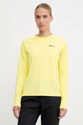 Jack Wolfskin sportos hosszú ujjú Prelight Swift - sárga M