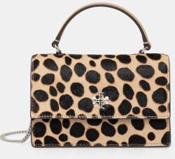 Tory Burch bőr táska Kira Haircalf Mini - bézs Univerzális méret