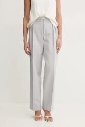Twinset nadrág vászonkeverékből - szürke 40