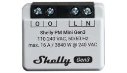 Shelly PM MINI Gen3 WiFi+Bluetooth okosrelé (ALL-REL-PLUSMINIPMR3)