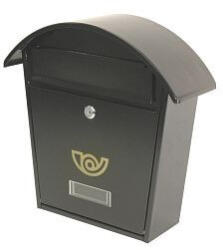 BW Postaláda Salamon Fekete Kerek Tetejű 38*13, 5*36 Cm (z-2050931-v)