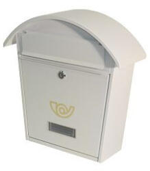 BW Postaláda Salamon Fehér Kerek Tetejű 38*13, 5*36 Cm (z-2050934-v)