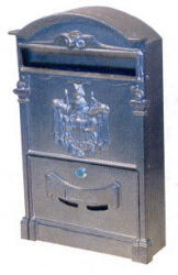 BW Postaláda öntött Ezüst Címeres Arthur 26*8*40 Cm (z-2050903-v)