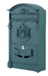 BW Postaláda öntött Zöld Címeres Arthur 26*8*40 Cm (z-2050904-v)