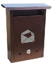 BW Postaláda Antik Bronz Zárh. 21*31*7cm Klasszik (z-1240091-v)