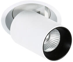 Italux modern LED süllyesztett mennyezeti lámpa merge fehér fekete itxsl74058/12w 4000k (SL74058/12W 4000K WH+BL)
