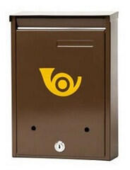 BW Postaláda Zárh. Barna Noszta. Kürtös Porto 32*22*8kétold. E (z-2300109-v)