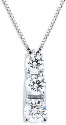 White & Black Eris hármas gyémánt medál láncon - 0, 7 karát (AU14117)